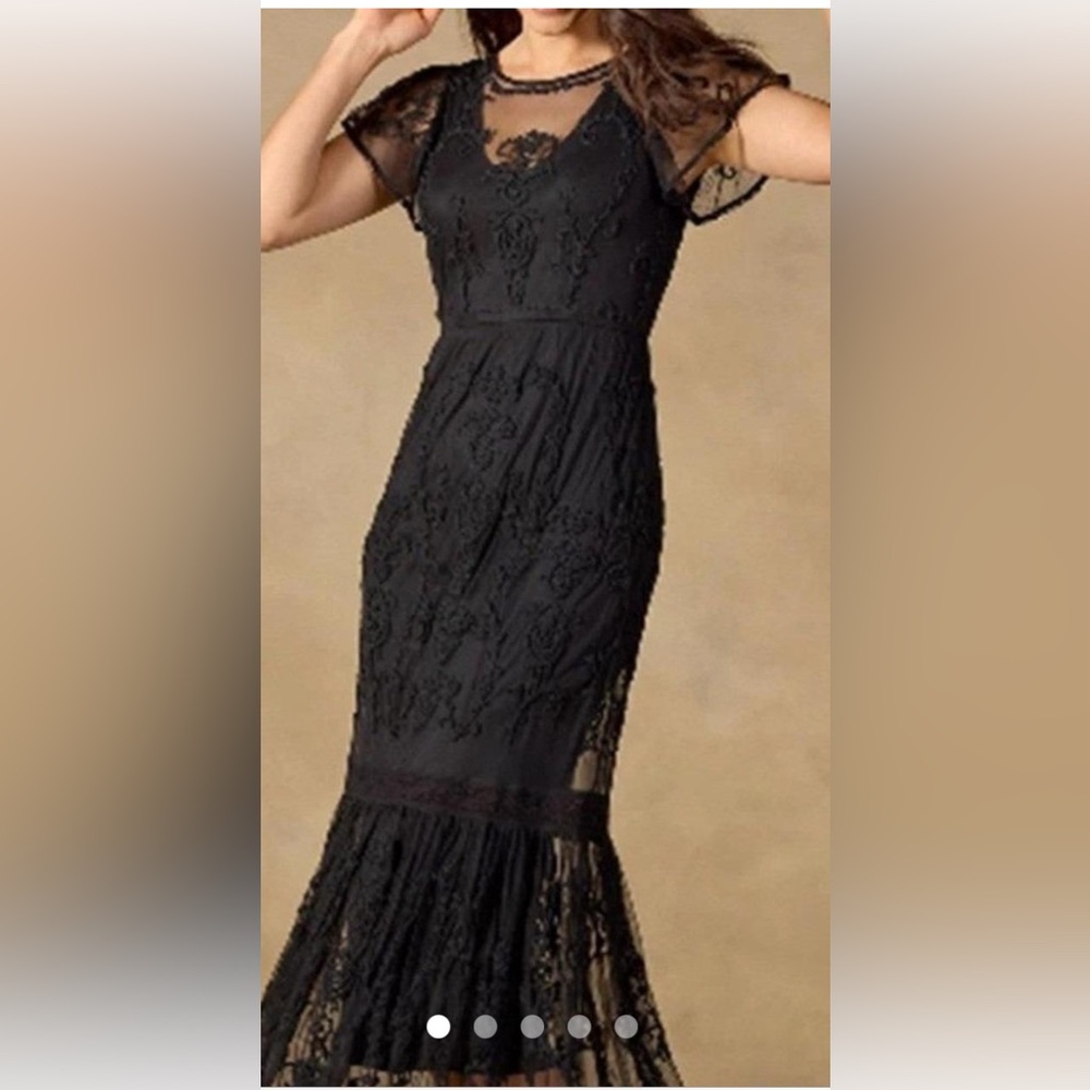 Sundance Black Lace Midi Dress Mayfield Style